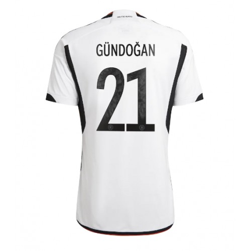 Tyskland Ilkay Gundogan #21 Hjemmebanetrøje VM 2022 Kort ærmer
